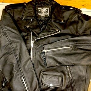 Rocky Mountain hides leather manufacture company, genuine Buffalo jacket 2X